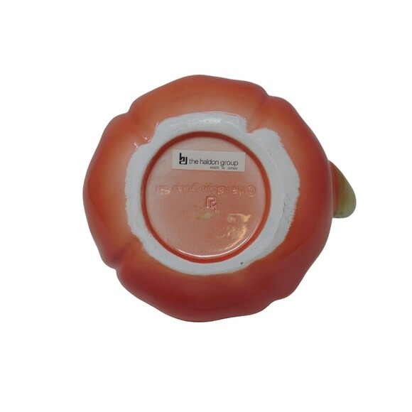 Haldon Group 1981 Ceramic Autumn Pumpkin Pitcher Made in Japan - Picture 8 of 9